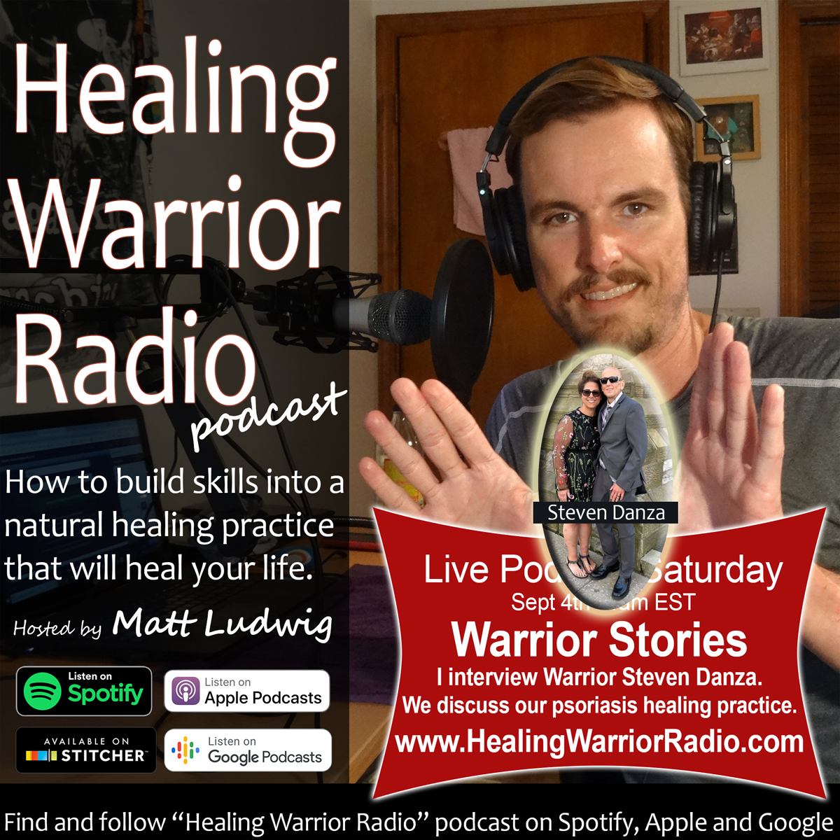 Warrior Story 01 with Steven Danza – We Talk Healing Psoriasis Diet, Celery Juicing, Lemon Water, Yoga, Medical Medium and How to Heal at Home